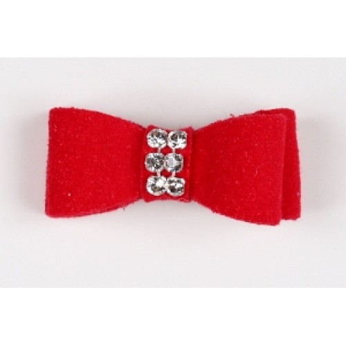 Giltmore Ultrasuede Swarovski Hair Bow
